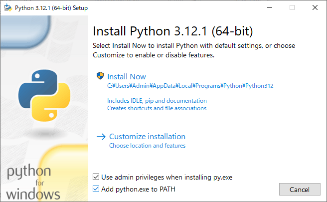 Python Setup